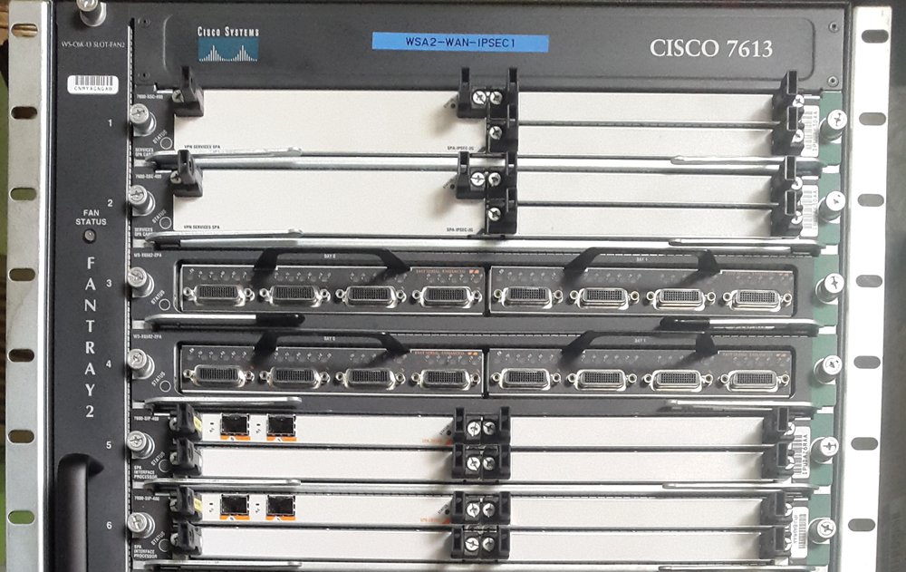 Cisco 7613 - روتر شبکه سیسکو 7613-2SUP7203B-2PS