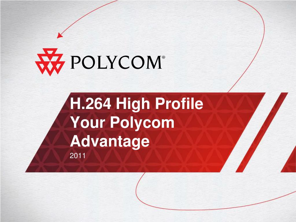 استاندارد h.264 high profile پلیکام